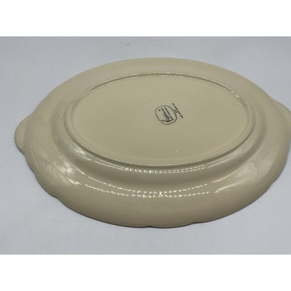 Desert Rose 14 inch Large Platter Fransican Earthenware Collectible 1970s Vtg - Picture 13 of 15